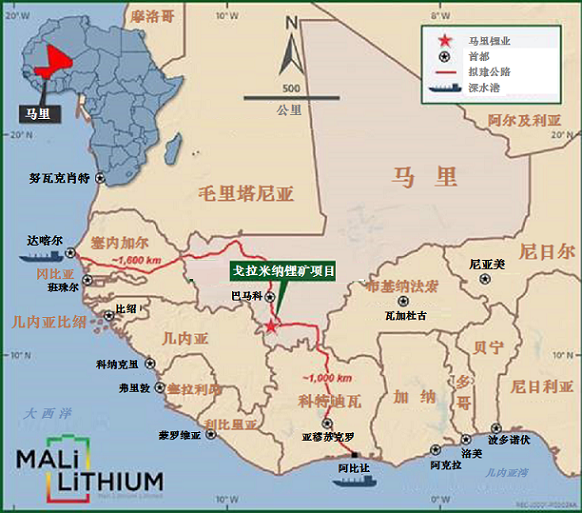 马里以采金业闻名,不过,近年来锂矿勘探取得了重要进展.